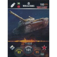 Nr. 160 - World of Tanks - T-62A (Metal card) - Nation...