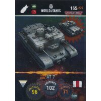 Nr. 165 - World of Tanks - AT 7 (Metal card) - Nation und...