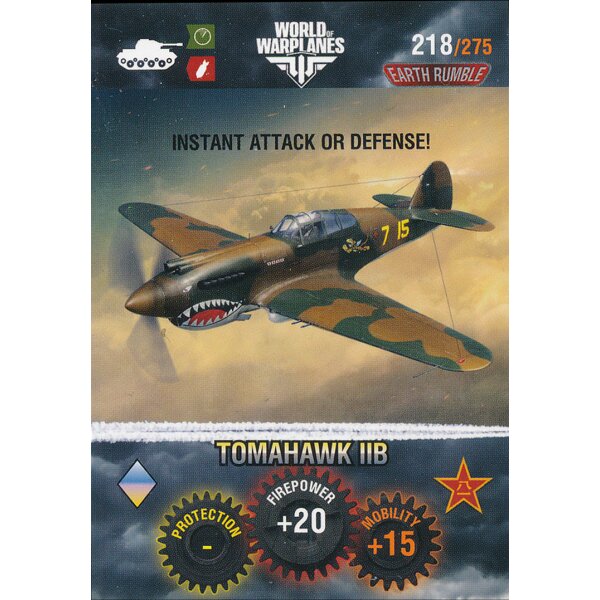Nr. 218 - World of Tanks - Tomahawk IIB - Warplane cards