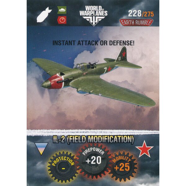 Nr. 228 - World of Tanks - IL-2 (Field modification) - Warplane cards