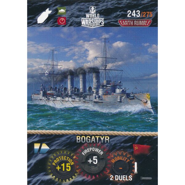 Nr. 243 - World of Tanks - Bogatyr - Warship cards