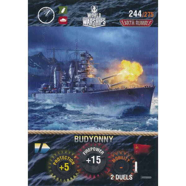Nr. 244 - World of Tanks - Budyonny - Warship cards