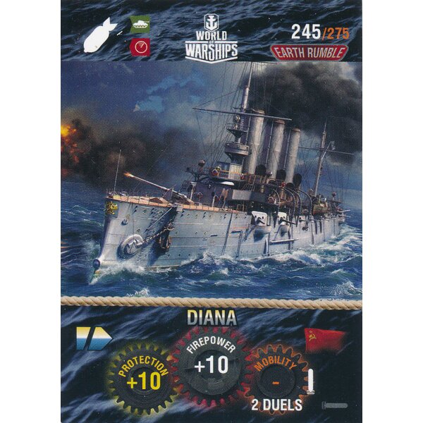Nr. 245 - World of Tanks - Diana - Warship cards