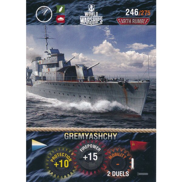 Nr. 246 - World of Tanks - Gremyashchy - Warship cards