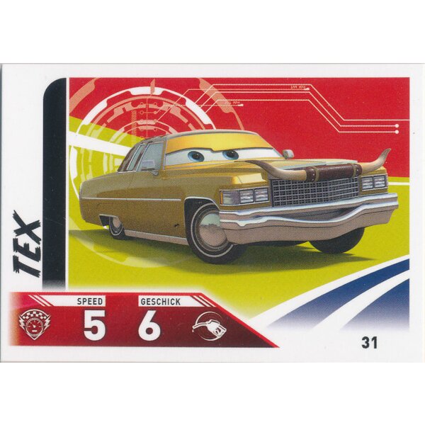 Cars 3 - Trading Cards - Karte 31