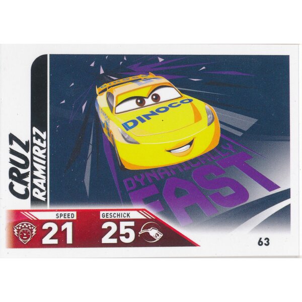 Cars 3 - Trading Cards - Karte 63