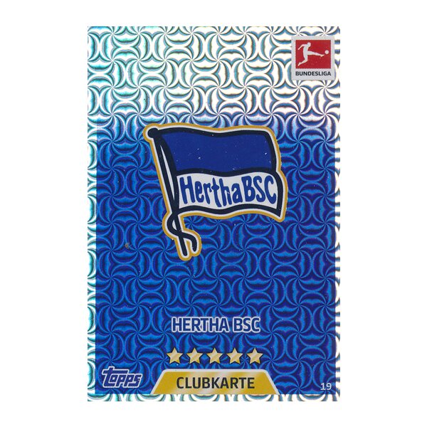 MX 19 - Club-Karte Hertha BSC Saison 17/18