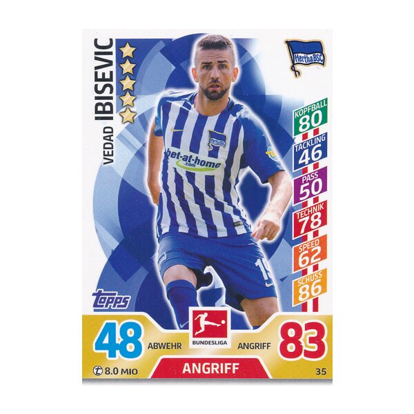 MX 35 - Vedad Ibisevic Saison 17/18