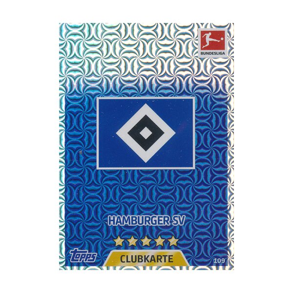 MX 109 - Club-Karte Hamburger SV Saison 17/18