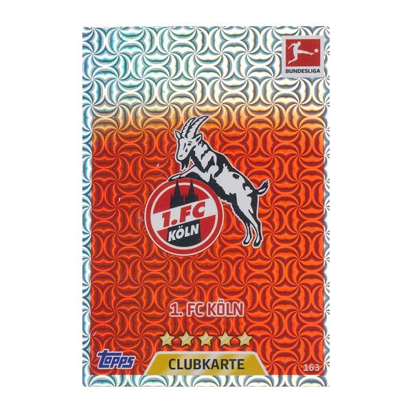 MX 163 - Club-Karte 1. FC Köln Saison 17/18