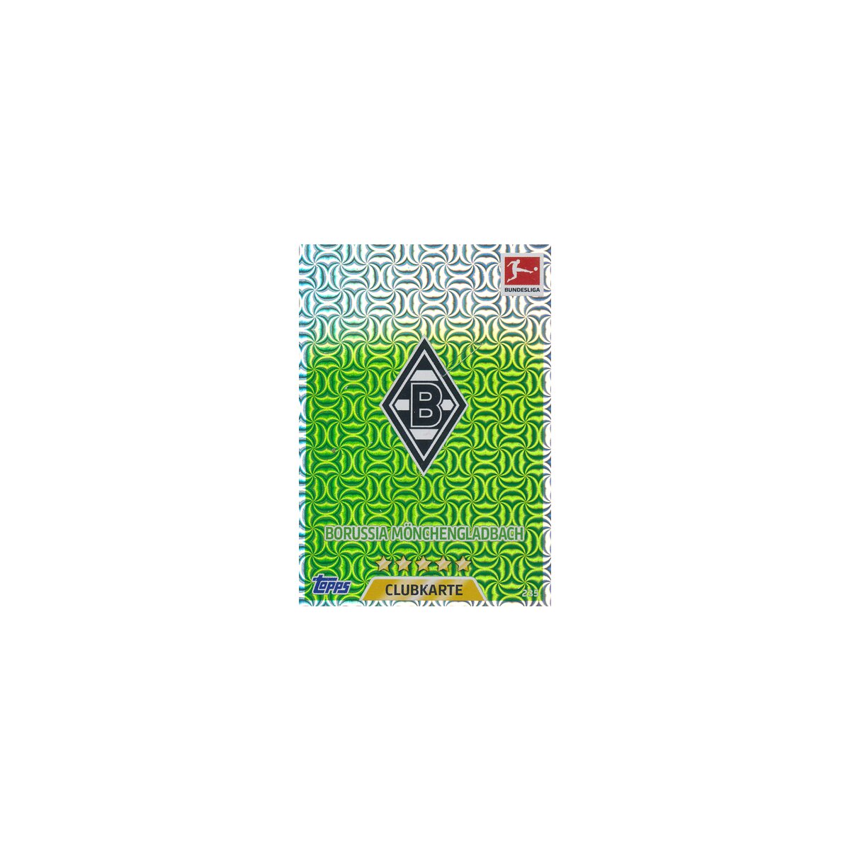 MX 235 - Club-Karte Borussia Mönchengladbach, 1,29