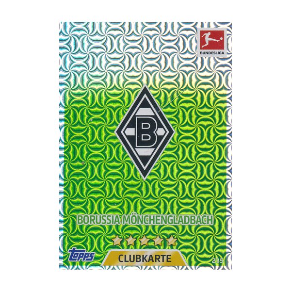 MX 235 - Club-Karte Borussia Mönchengladbach Saison 17/18