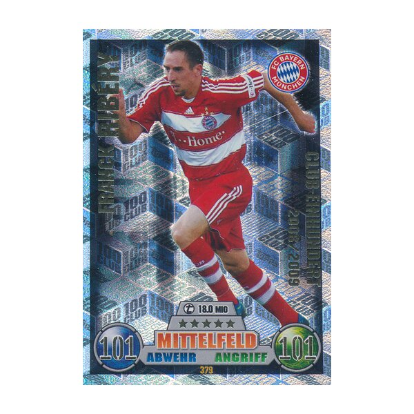 MX 379 - Franck Ribéry- 2008/2009 - 10. Kollektion Club Einhundert Saison 17/18