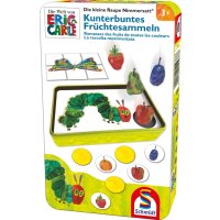 Schmidt Spiele 51237 - Die kleine Raupe Nimmersatt, Kunterbuntes Früchtesammeln