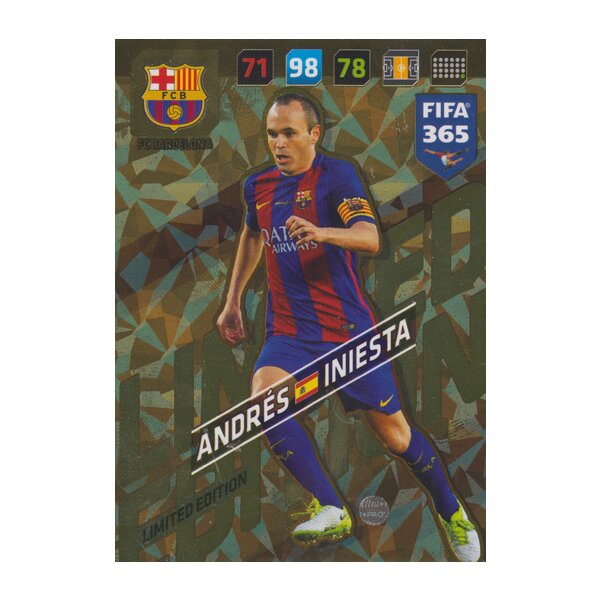 Fifa 365 Cards 2018 - LE27 - Andres Iniesta - Limited Edition