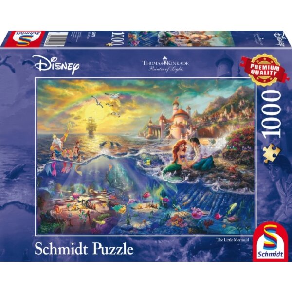 Schmidt Spiele 59479 - Disney, Arielle 1000 Teile