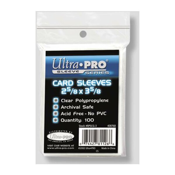 Schutzhüllen Ultra Pro Einzelhüllen Sleeves (100 Stück)