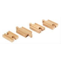 BRIO 63333300 - 1/4 Gerade Gleise (A2,B2,C2)