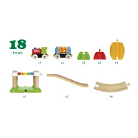 BRIO 63372700 - Mein erstes BRIO Bahn Spiel Set