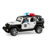 Bruder 2526 - Jeep Wrangler Unlimited Rubicon Polizeifahrzeug, L & S und Polizist