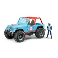 Bruder 2541 - Jeep Cross Country Racer blau mit Rennfahrer