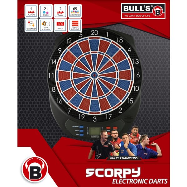 Bulls E-Dart-Scorpy Zweiloch