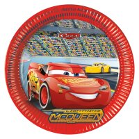 Cars 3 Teller Ø 23cm 8 Stück