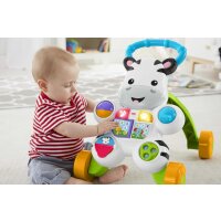 Mattel Fisher Price Lern mit mir Zebra Lauflernwagen