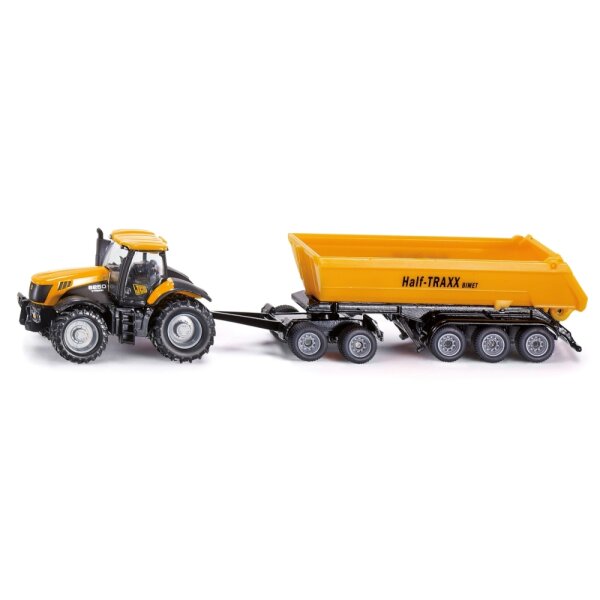 SIKU JCB Traktor mit Dolly