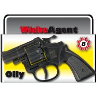 8er Agentenrevolver Olly, 12,7 cm, Box