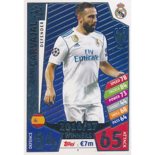 CL1718-003 - Dani Carvajal - Real Madrid CF