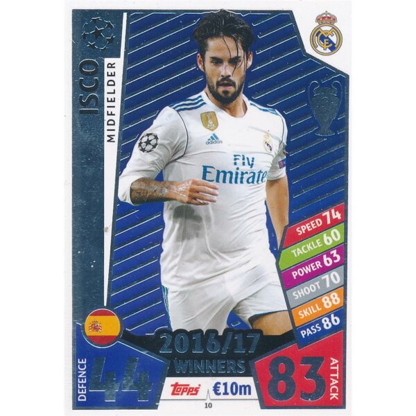 CL1718-010 - Isco - Real Madrid CF