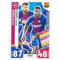 CL1718-036 - Gerard Pique / Samuel Umtiti - FC Barcelona