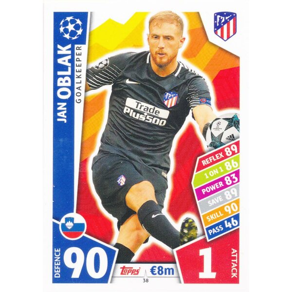 CL1718-038 - Jan Oblak - Club Atletico de Madrid