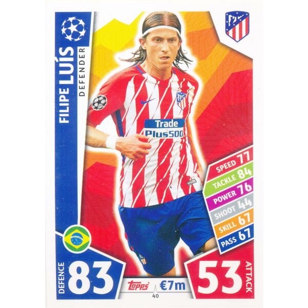 CL1718-040 - Filipe Luis - Club Atletico de Madrid