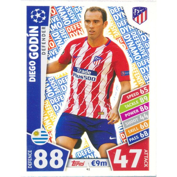 CL1718-041 - Diego Godin (Defensive Dynamo) - Club Atletico de Madrid