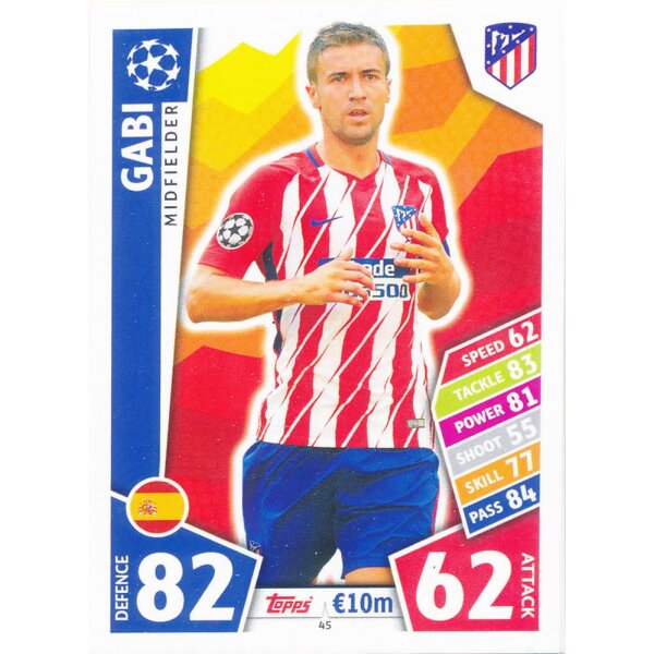 CL1718-045 - Gabi - Club Atletico de Madrid