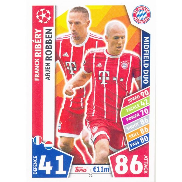 CL1718-072 - Franck Ribery / Arjen Robben - FC Bayern München