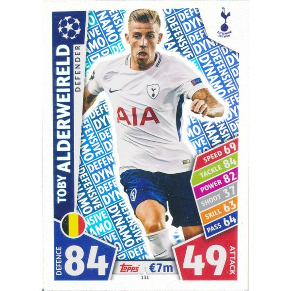 CL1718-131 - Toby Alderweireld (Defensive Dynamo) - Tottenham Hotspur