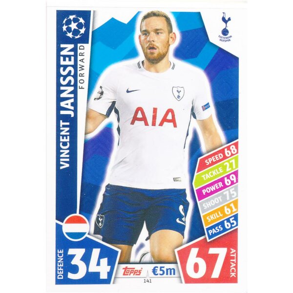 CL1718-141 - Vincent Janssen - Tottenham Hotspur