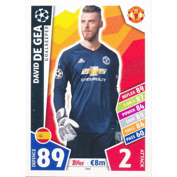 CL1718-146 - David De Gea - Manchester United