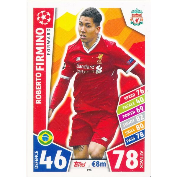 CL1718-194 - Roberto Firmino - Liverpool FC