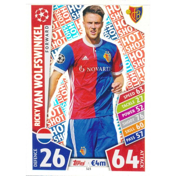 CL1718-323 - Ricky van Wolfswinkel (Hot Shot) - FC Basel 1893