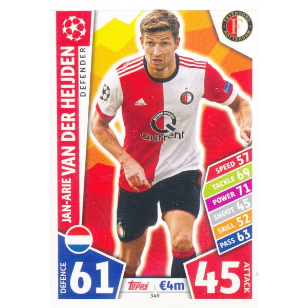 CL1718-349 - Jan-Arie van der Heijden - Feyenoord