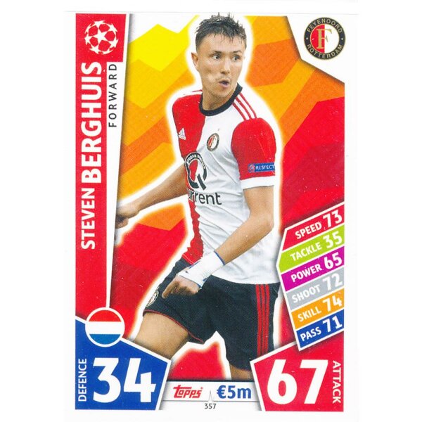 CL1718-357 - Steven Berghuis - Feyenoord