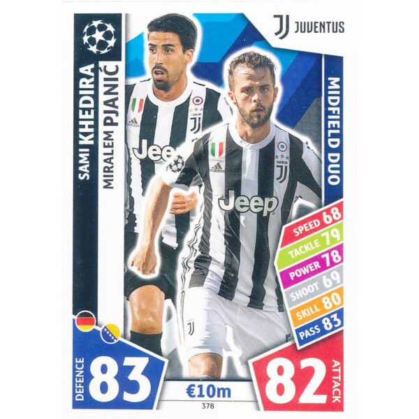 CL1718-378 - Sami Khedira / Miralem Pjanic - Juventus