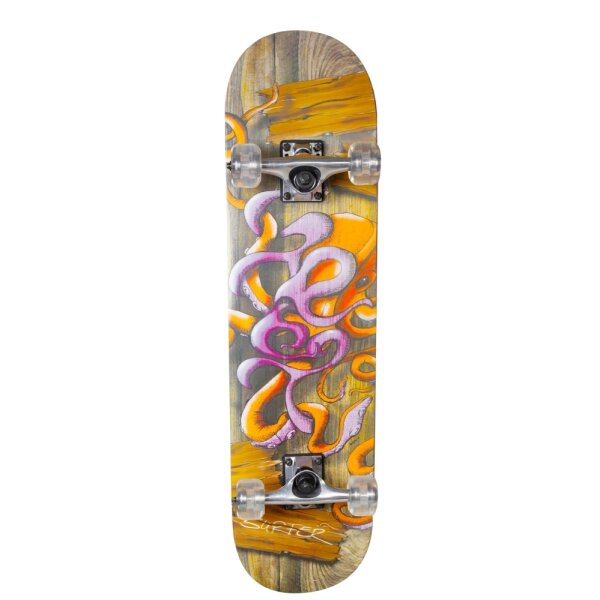 New Sports Skateboard Octopus, Länge 78,7 cm, ABEC 7