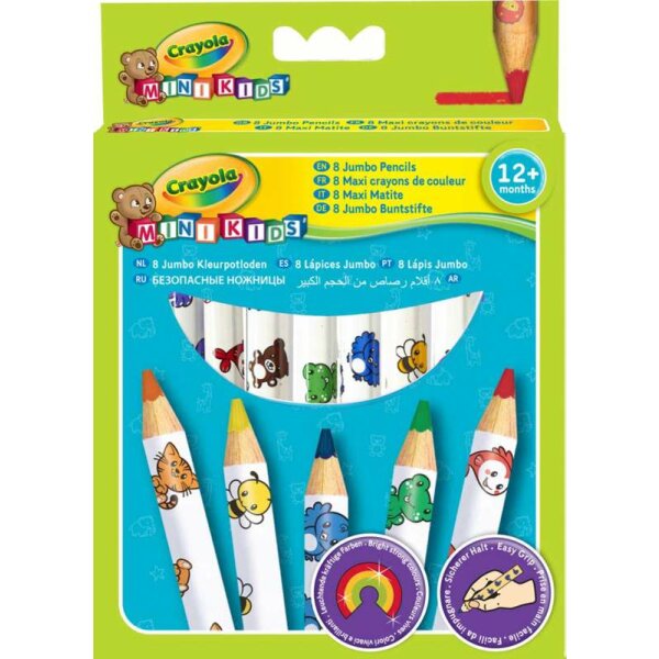 Crayola Mini Kids 8 Jumbo Buntstifte