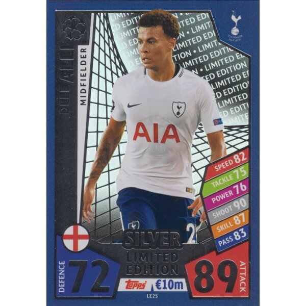 CL1718-LE2S - Dele Alli - Limited Edition SILBER