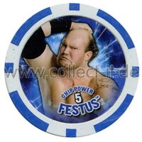 WWE Chip Regular - Festus - blau - Serie 3